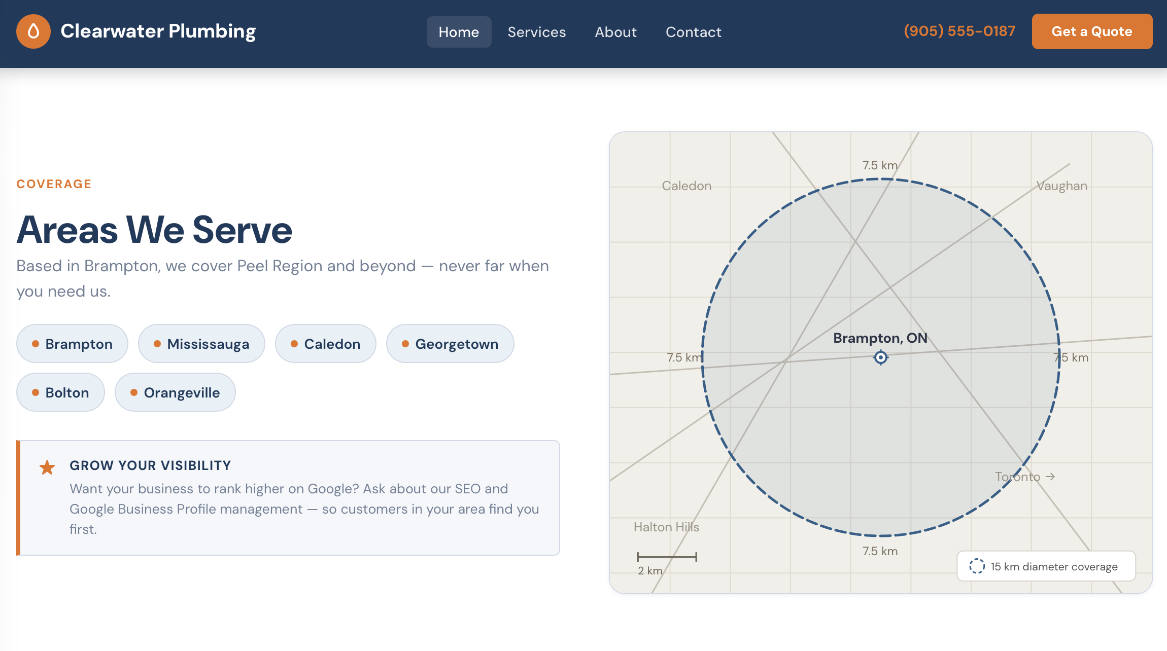 Clearwater Plumbing — About page